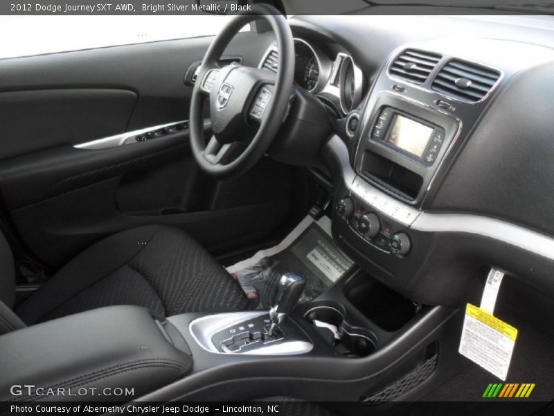 Bright Silver Metallic / Black 2012 Dodge Journey SXT AWD