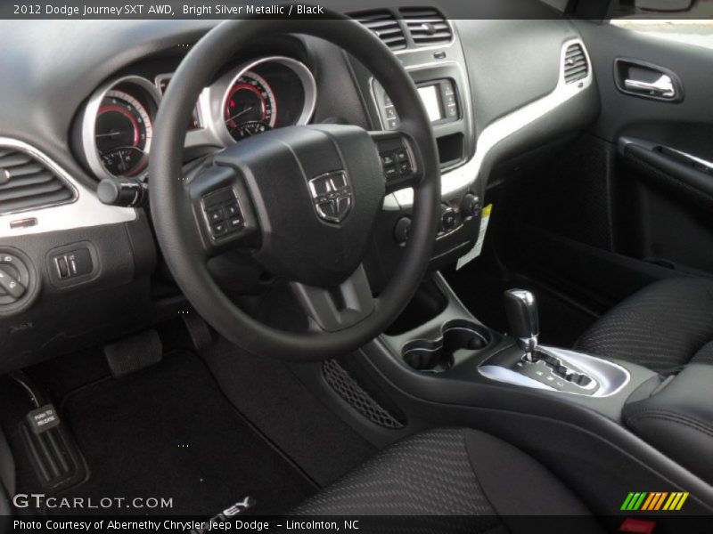 Black Interior - 2012 Journey SXT AWD 