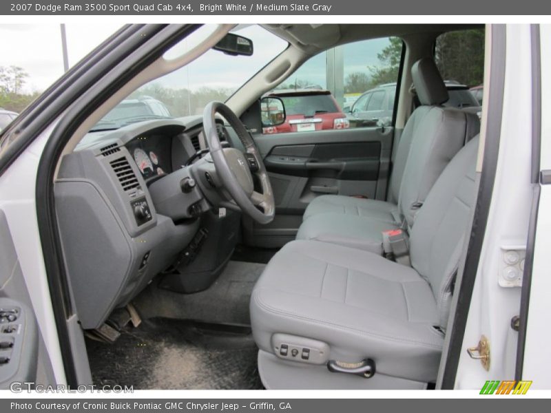  2007 Ram 3500 Sport Quad Cab 4x4 Medium Slate Gray Interior