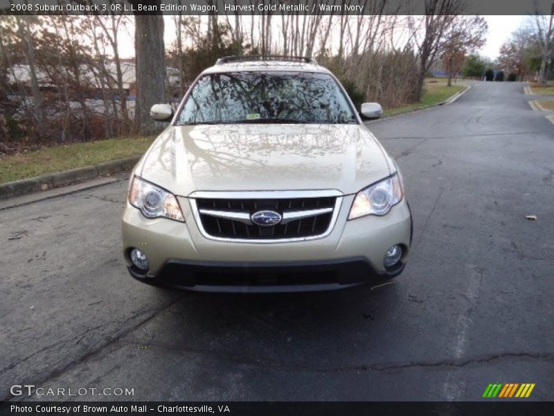Harvest Gold Metallic / Warm Ivory 2008 Subaru Outback 3.0R L.L.Bean Edition Wagon