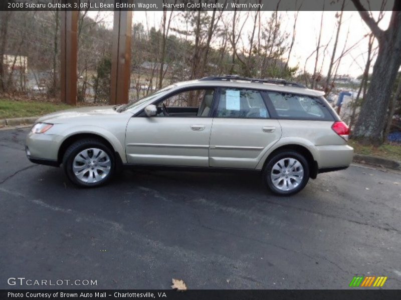  2008 Outback 3.0R L.L.Bean Edition Wagon Harvest Gold Metallic