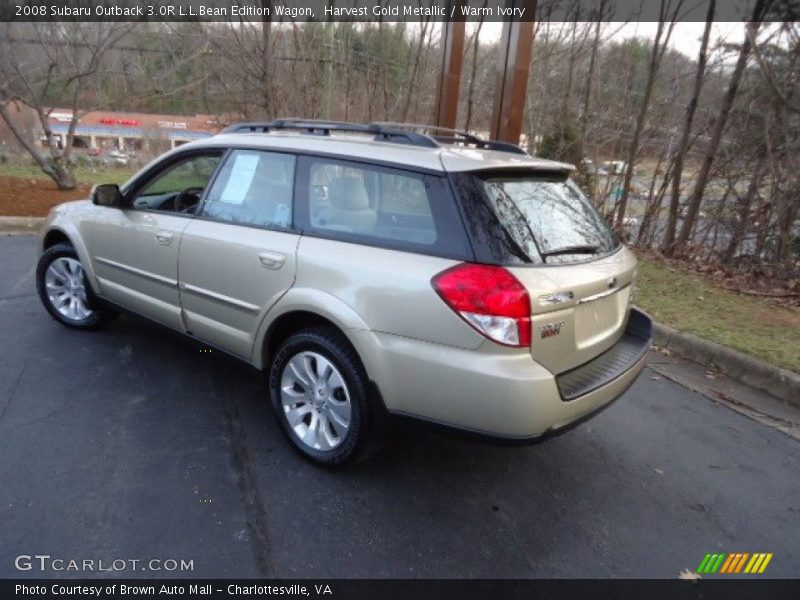Harvest Gold Metallic / Warm Ivory 2008 Subaru Outback 3.0R L.L.Bean Edition Wagon