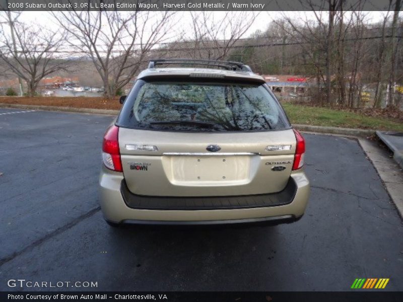 Harvest Gold Metallic / Warm Ivory 2008 Subaru Outback 3.0R L.L.Bean Edition Wagon