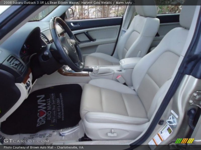  2008 Outback 3.0R L.L.Bean Edition Wagon Warm Ivory Interior