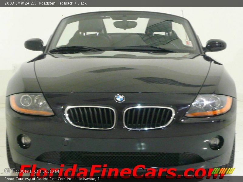 Jet Black / Black 2003 BMW Z4 2.5i Roadster