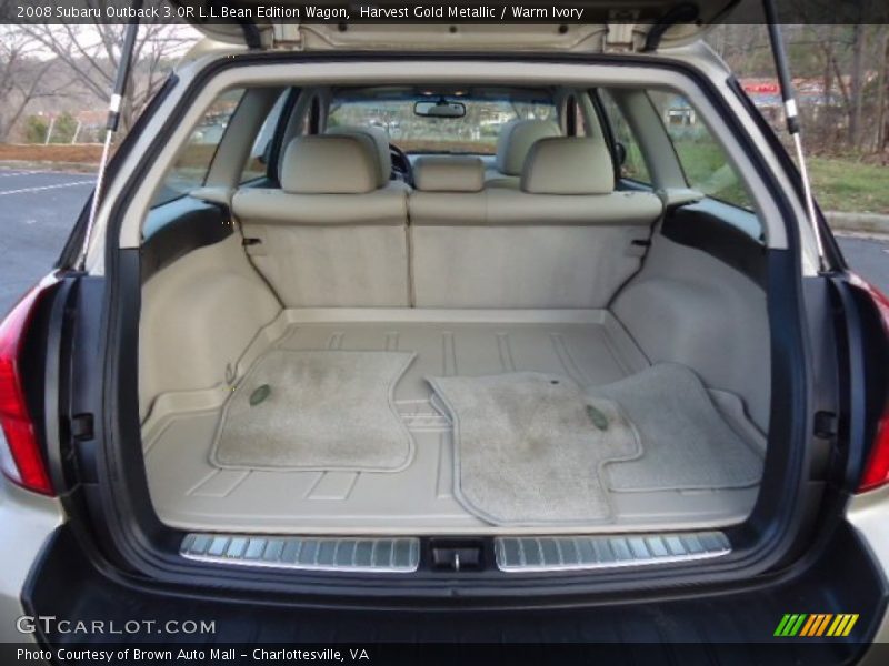  2008 Outback 3.0R L.L.Bean Edition Wagon Trunk