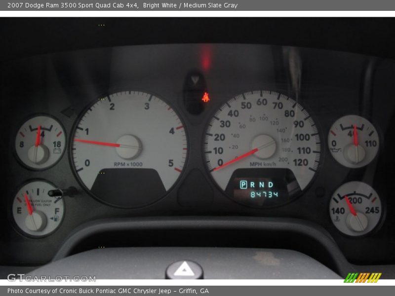  2007 Ram 3500 Sport Quad Cab 4x4 Sport Quad Cab 4x4 Gauges