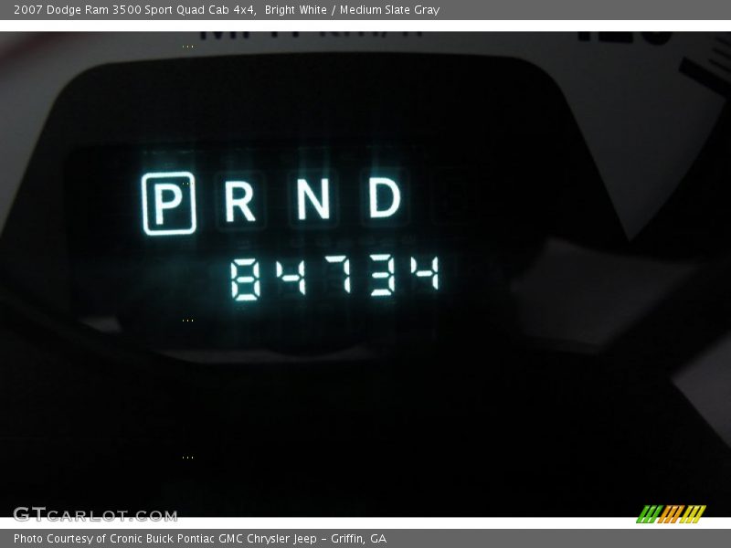 Bright White / Medium Slate Gray 2007 Dodge Ram 3500 Sport Quad Cab 4x4