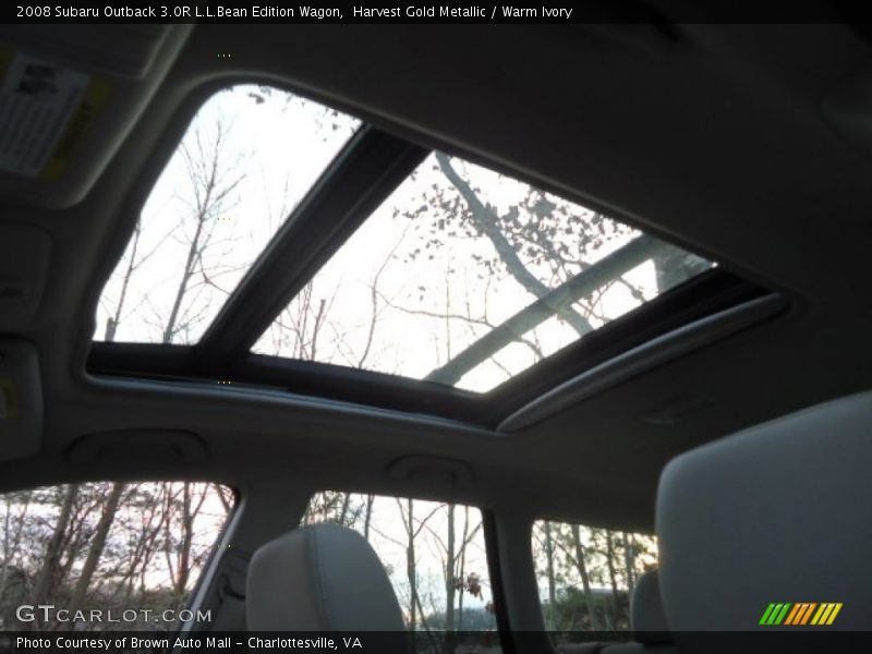 Sunroof of 2008 Outback 3.0R L.L.Bean Edition Wagon