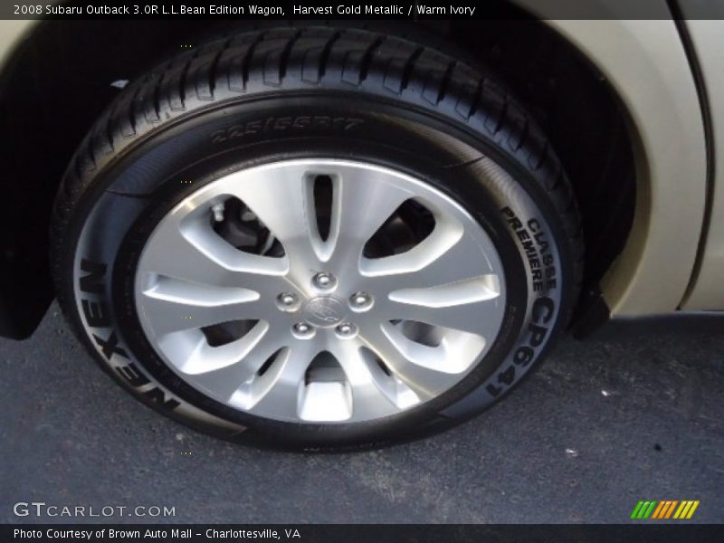 Harvest Gold Metallic / Warm Ivory 2008 Subaru Outback 3.0R L.L.Bean Edition Wagon