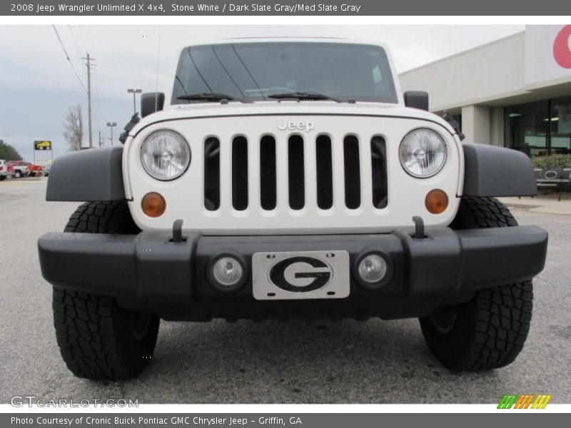 Stone White / Dark Slate Gray/Med Slate Gray 2008 Jeep Wrangler Unlimited X 4x4
