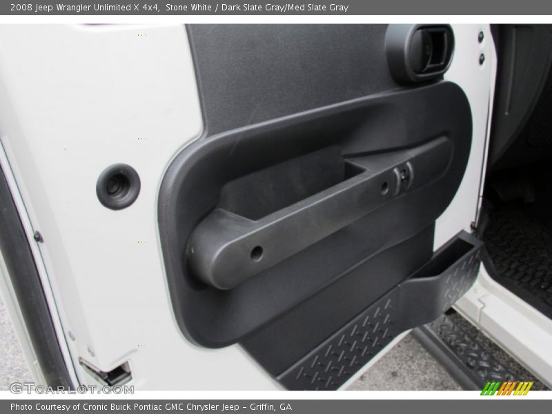 Stone White / Dark Slate Gray/Med Slate Gray 2008 Jeep Wrangler Unlimited X 4x4
