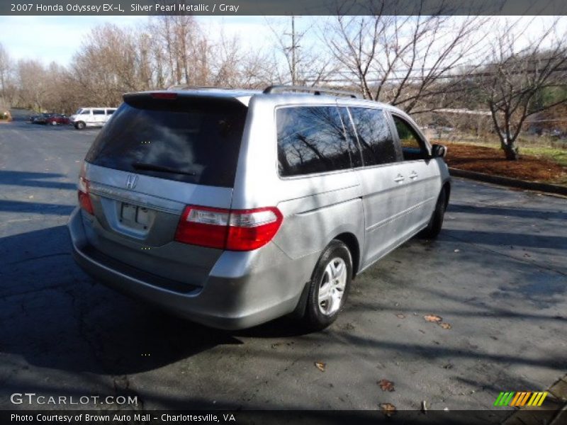 Silver Pearl Metallic / Gray 2007 Honda Odyssey EX-L