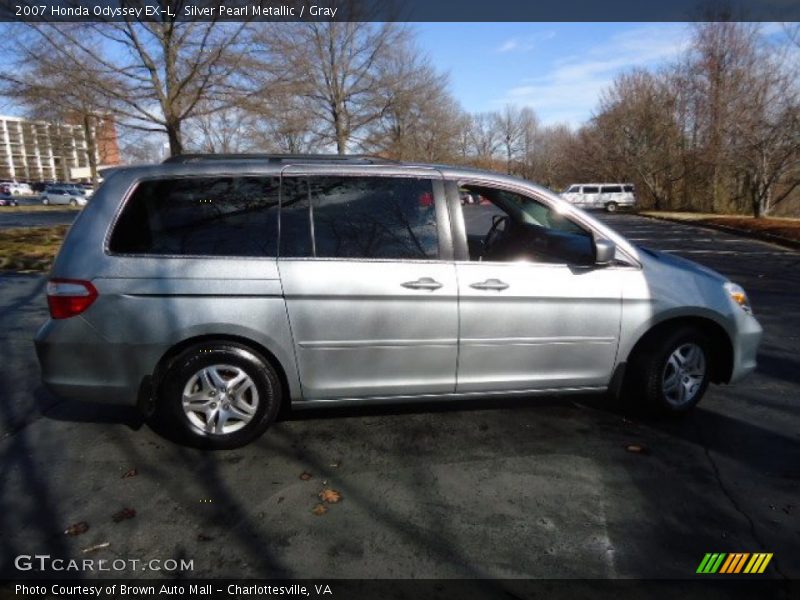 Silver Pearl Metallic / Gray 2007 Honda Odyssey EX-L