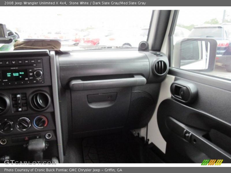 Stone White / Dark Slate Gray/Med Slate Gray 2008 Jeep Wrangler Unlimited X 4x4