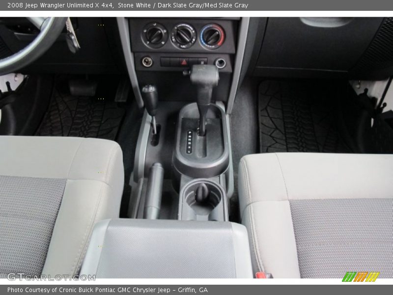 Stone White / Dark Slate Gray/Med Slate Gray 2008 Jeep Wrangler Unlimited X 4x4