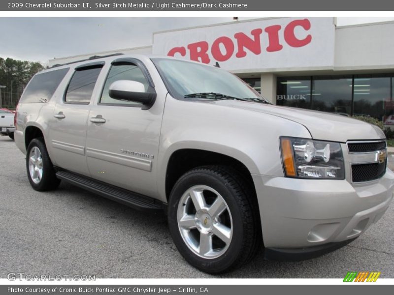 Silver Birch Metallic / Light Cashmere/Dark Cashmere 2009 Chevrolet Suburban LT
