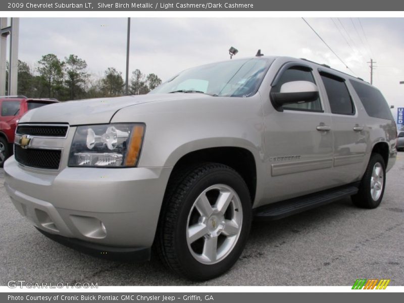 Silver Birch Metallic / Light Cashmere/Dark Cashmere 2009 Chevrolet Suburban LT