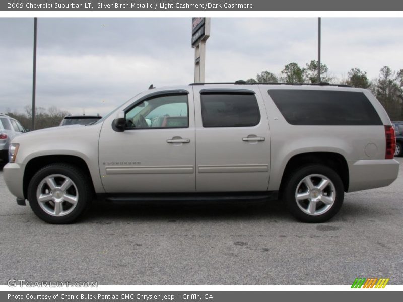 Silver Birch Metallic / Light Cashmere/Dark Cashmere 2009 Chevrolet Suburban LT