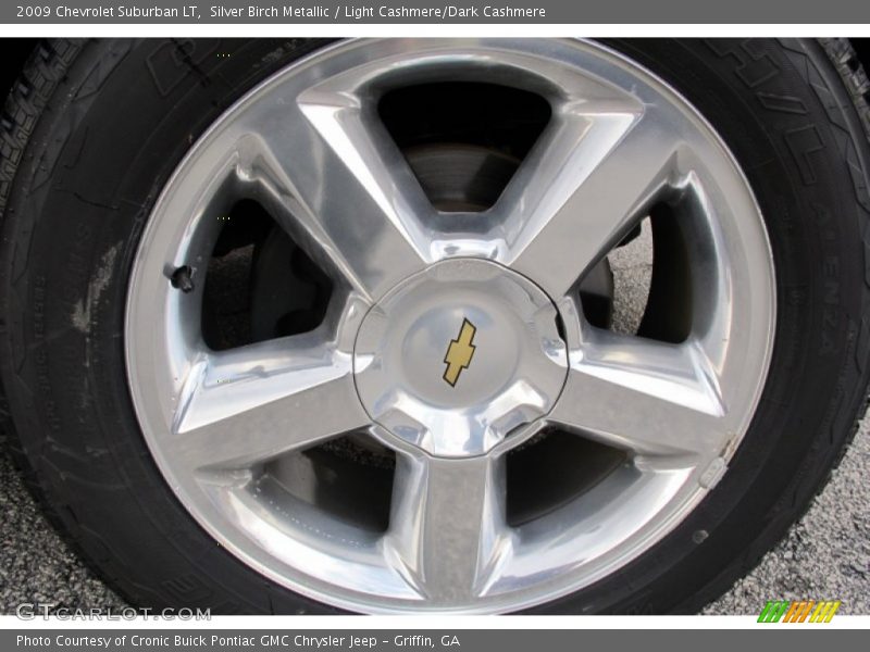 Silver Birch Metallic / Light Cashmere/Dark Cashmere 2009 Chevrolet Suburban LT