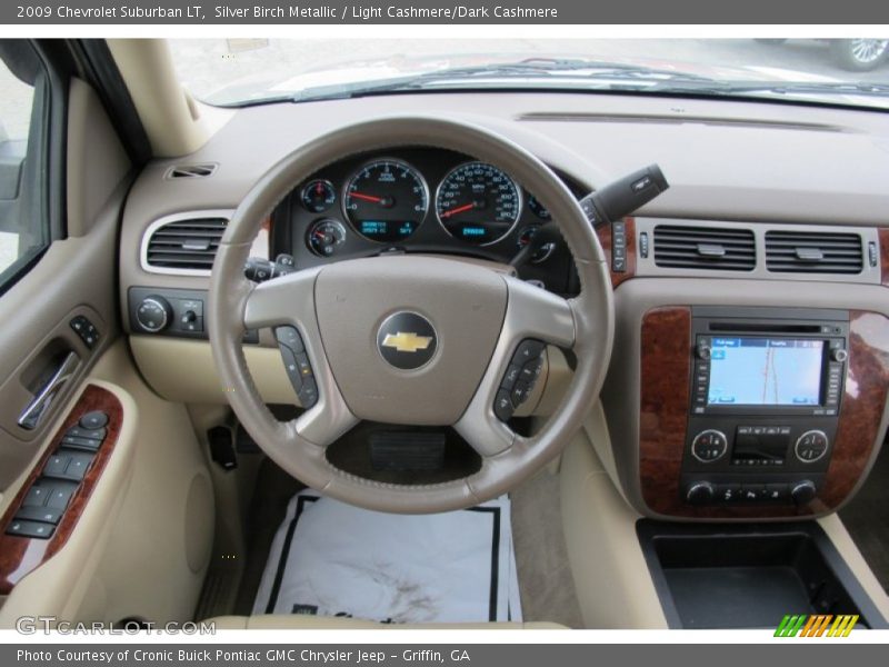Silver Birch Metallic / Light Cashmere/Dark Cashmere 2009 Chevrolet Suburban LT