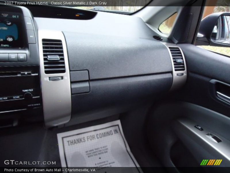 Classic Silver Metallic / Dark Gray 2007 Toyota Prius Hybrid