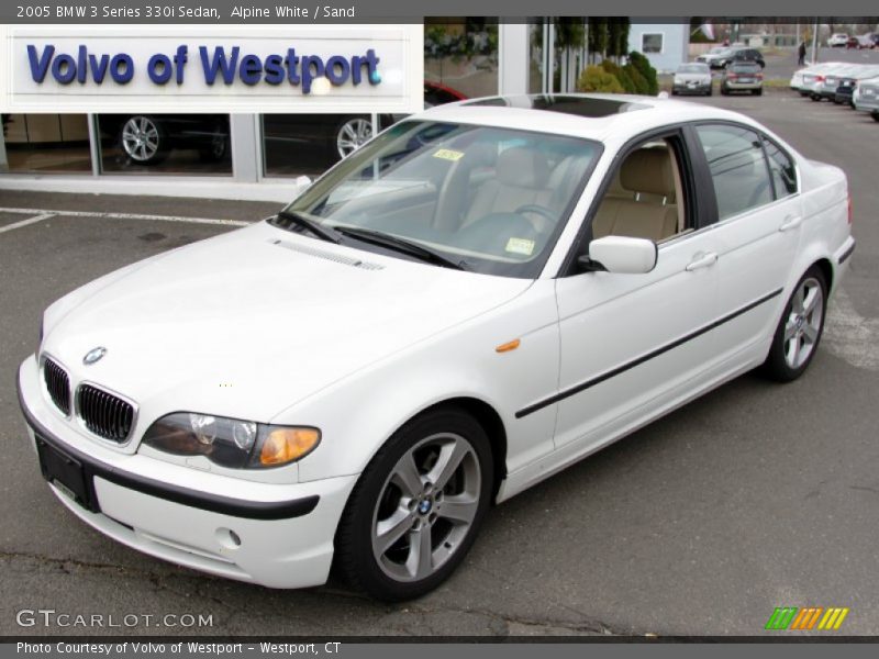 Alpine White / Sand 2005 BMW 3 Series 330i Sedan