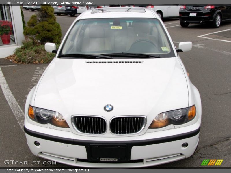 Alpine White / Sand 2005 BMW 3 Series 330i Sedan