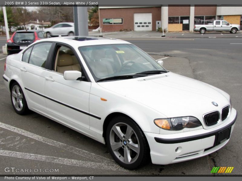 Alpine White / Sand 2005 BMW 3 Series 330i Sedan