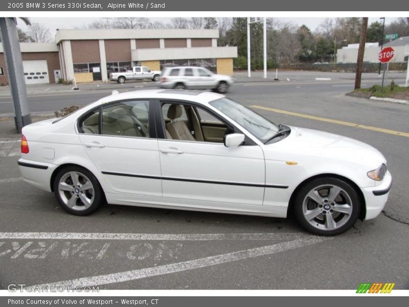 Alpine White / Sand 2005 BMW 3 Series 330i Sedan