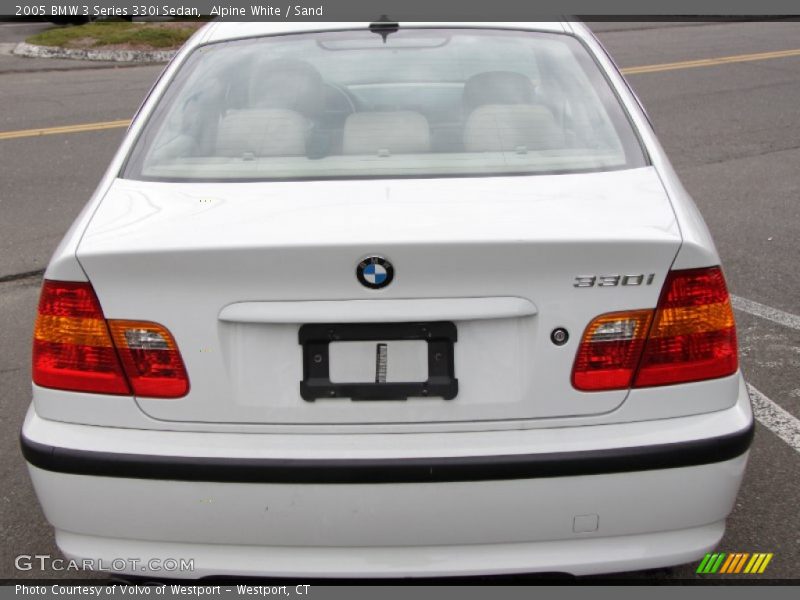 Alpine White / Sand 2005 BMW 3 Series 330i Sedan