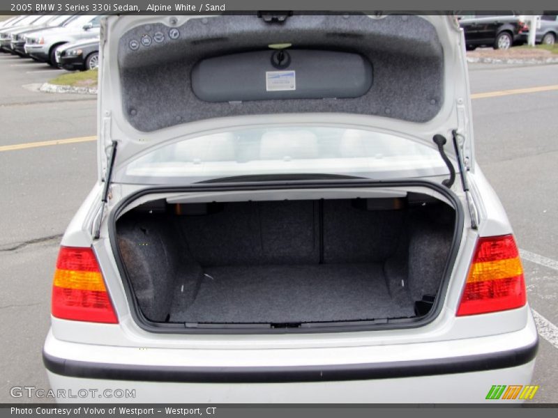 Alpine White / Sand 2005 BMW 3 Series 330i Sedan
