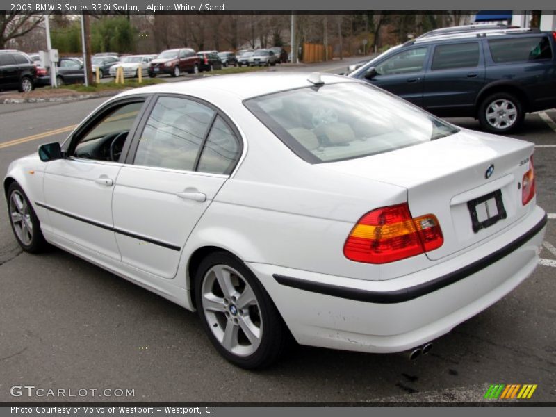 Alpine White / Sand 2005 BMW 3 Series 330i Sedan