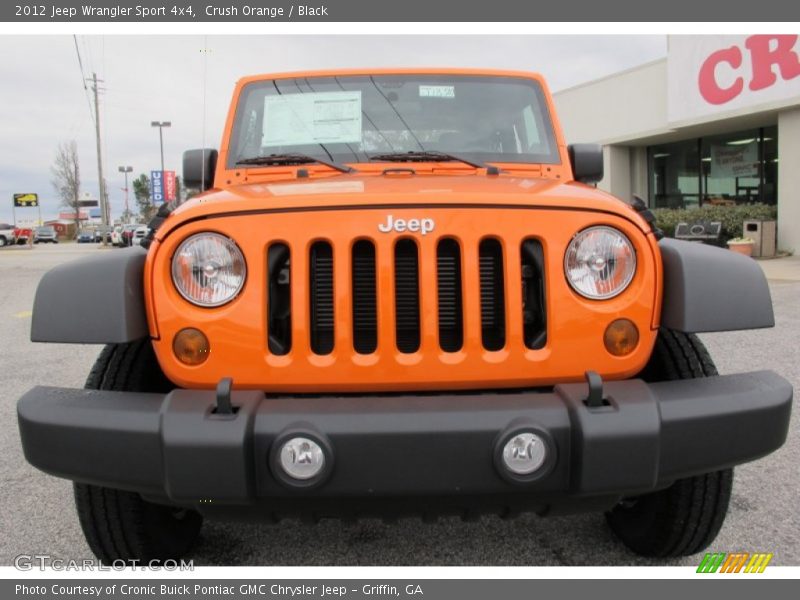 Crush Orange / Black 2012 Jeep Wrangler Sport 4x4