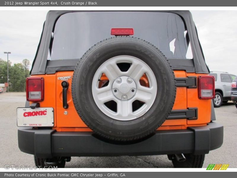 Crush Orange / Black 2012 Jeep Wrangler Sport 4x4