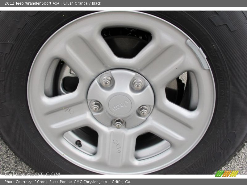Crush Orange / Black 2012 Jeep Wrangler Sport 4x4
