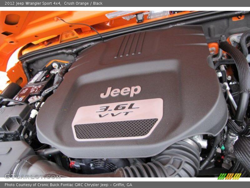 Crush Orange / Black 2012 Jeep Wrangler Sport 4x4