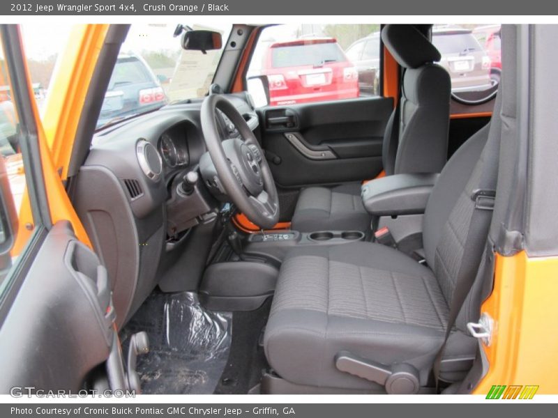 Crush Orange / Black 2012 Jeep Wrangler Sport 4x4