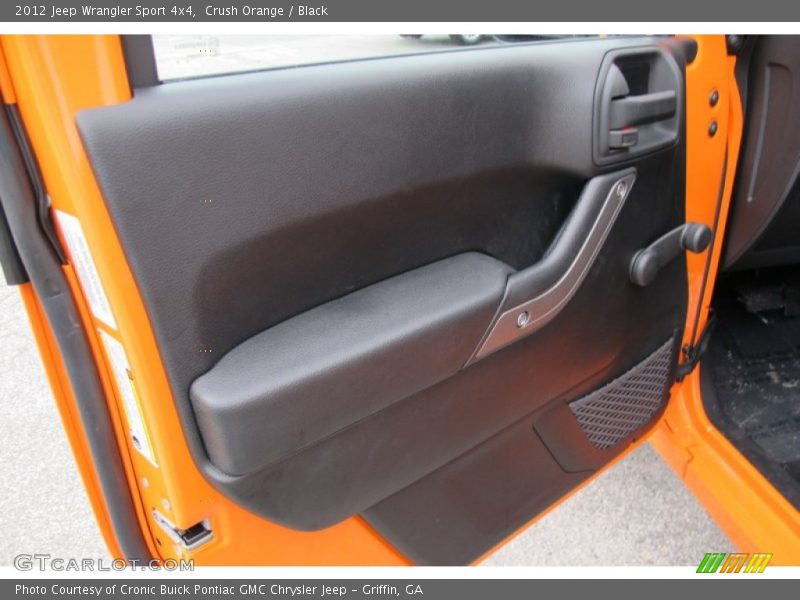 Crush Orange / Black 2012 Jeep Wrangler Sport 4x4