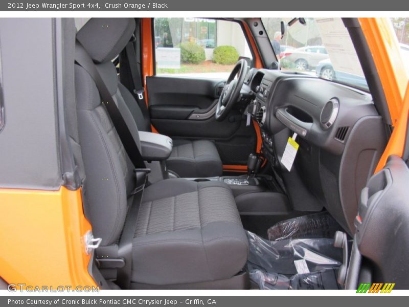 Crush Orange / Black 2012 Jeep Wrangler Sport 4x4