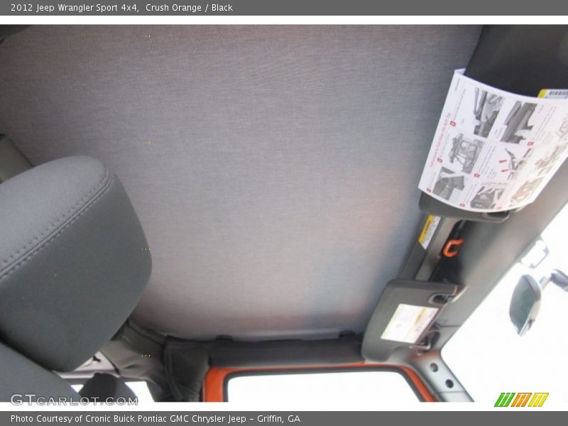 Crush Orange / Black 2012 Jeep Wrangler Sport 4x4