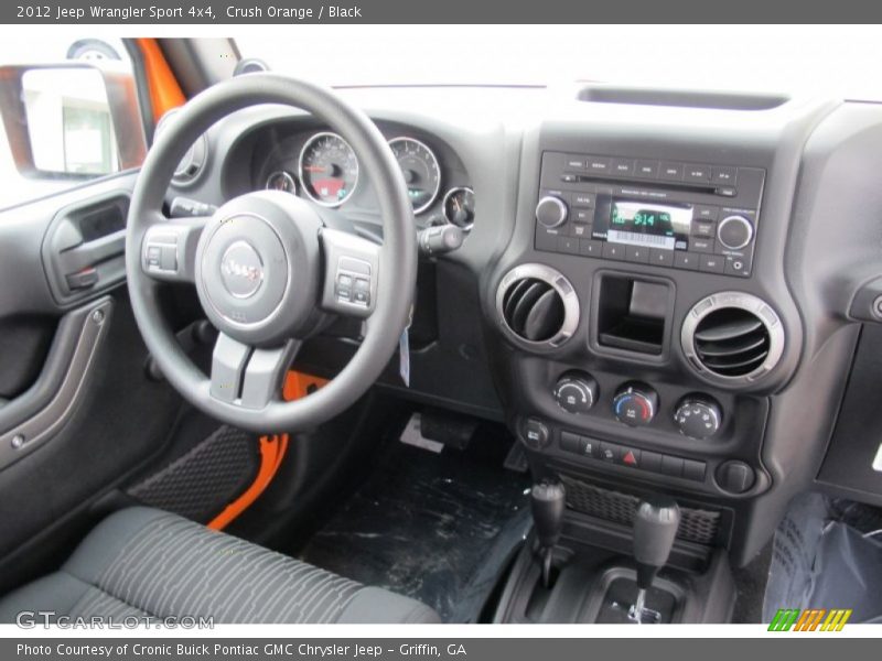 Crush Orange / Black 2012 Jeep Wrangler Sport 4x4