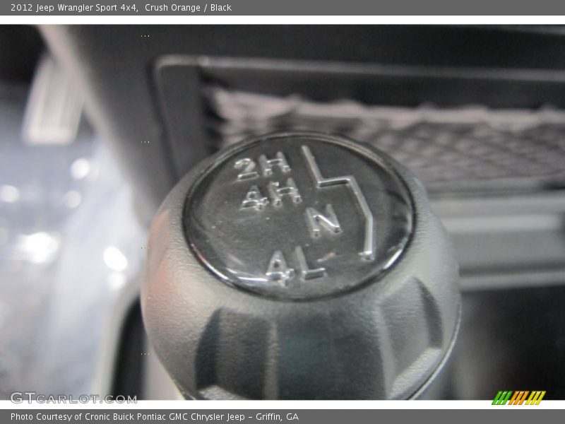 Crush Orange / Black 2012 Jeep Wrangler Sport 4x4