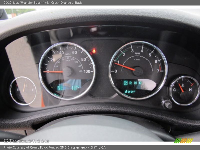 Crush Orange / Black 2012 Jeep Wrangler Sport 4x4