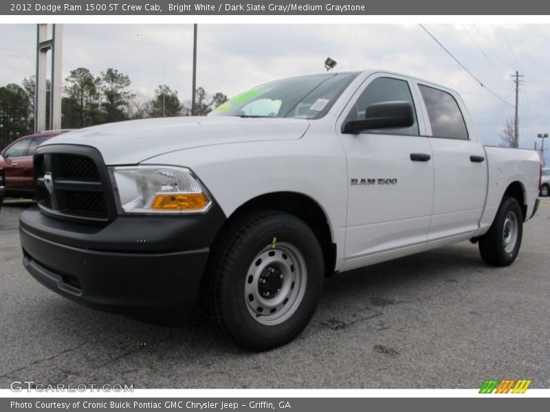 Front 3/4 View of 2012 Ram 1500 ST Crew Cab