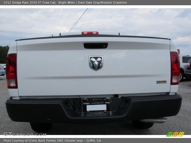Bright White / Dark Slate Gray/Medium Graystone 2012 Dodge Ram 1500 ST Crew Cab