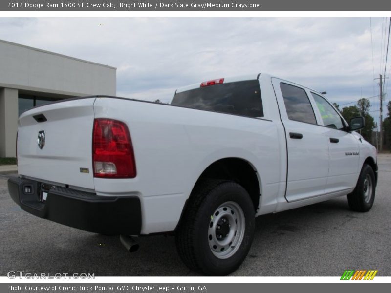 Bright White / Dark Slate Gray/Medium Graystone 2012 Dodge Ram 1500 ST Crew Cab