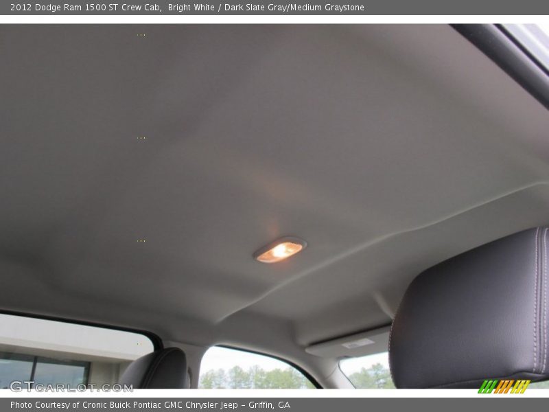 Bright White / Dark Slate Gray/Medium Graystone 2012 Dodge Ram 1500 ST Crew Cab