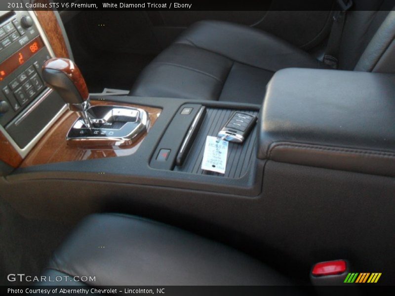 White Diamond Tricoat / Ebony 2011 Cadillac STS V6 Premium