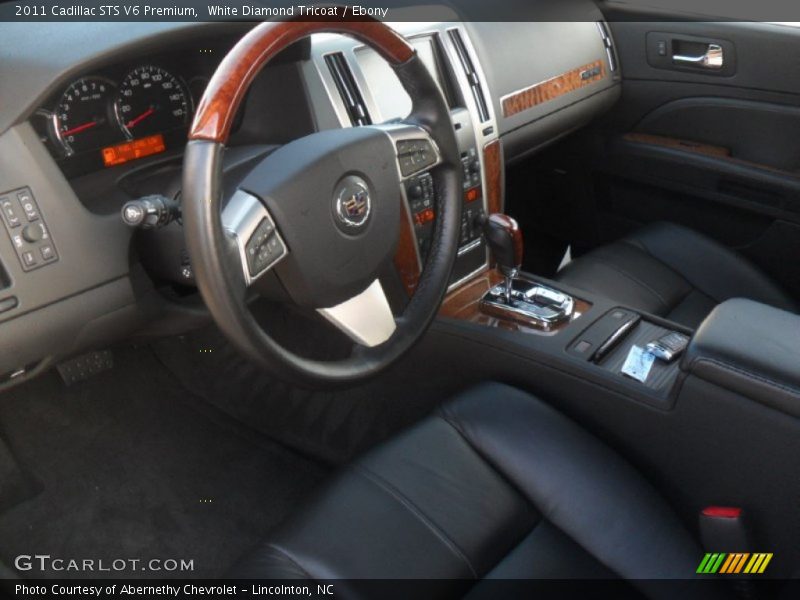 Ebony Interior - 2011 STS V6 Premium 